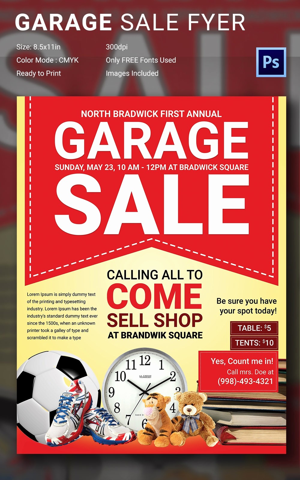 Free Printable Yard Sale Flyers Lovely 14 Best Yard Sale Flyer Templates &amp; Psd Designs