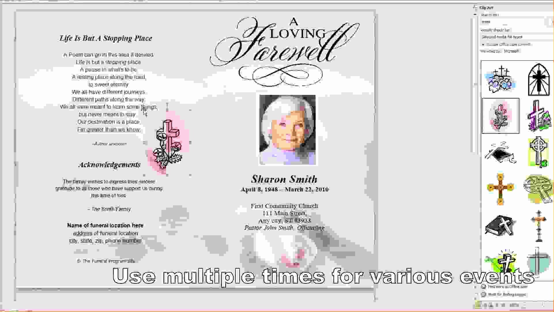 Free Program Templates for Word Inspirational 9 Free Funeral Program Template Microsoft Wordagenda