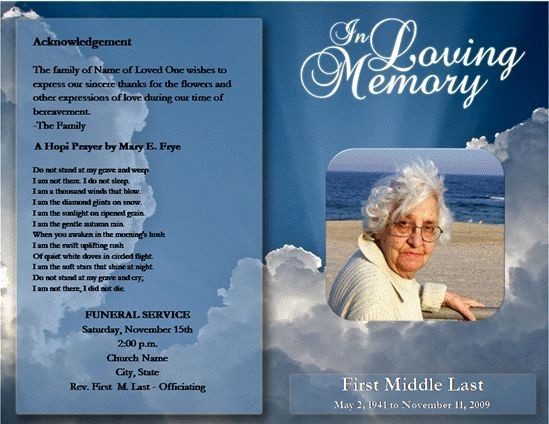 Free Program Templates for Word Unique Free Funeral Program Template Microsoft Word