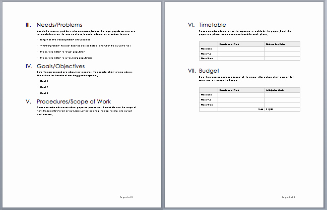 Free Project Plan Template Word Awesome 20 Free Project Proposal Template Ms Word Pdf Docx