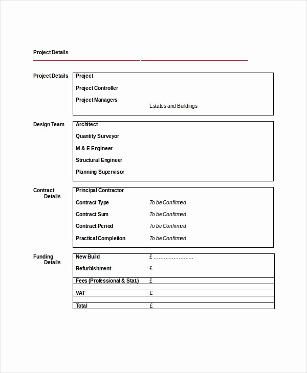 Free Project Plan Template Word Unique Project Plan Template 12 Free Word Psd Pdf Documents