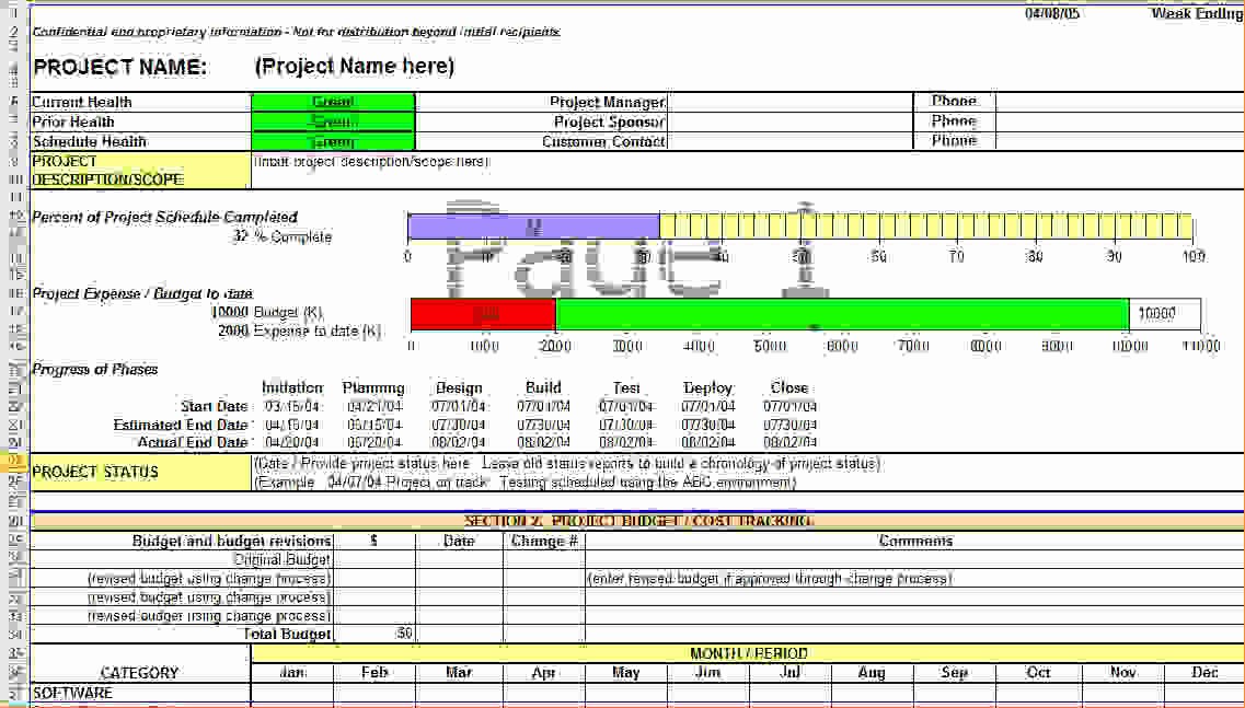 Free Project Status Report Template Beautiful 3 Project Status Report Template Excelreport Template