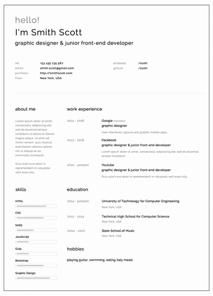 Free Resume Templates 2017 Word Best Of 9 Good Resume Examples 2017