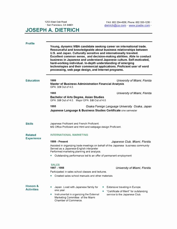Free Resume Templates and Downloads Best Of Free Resume Template Downloads