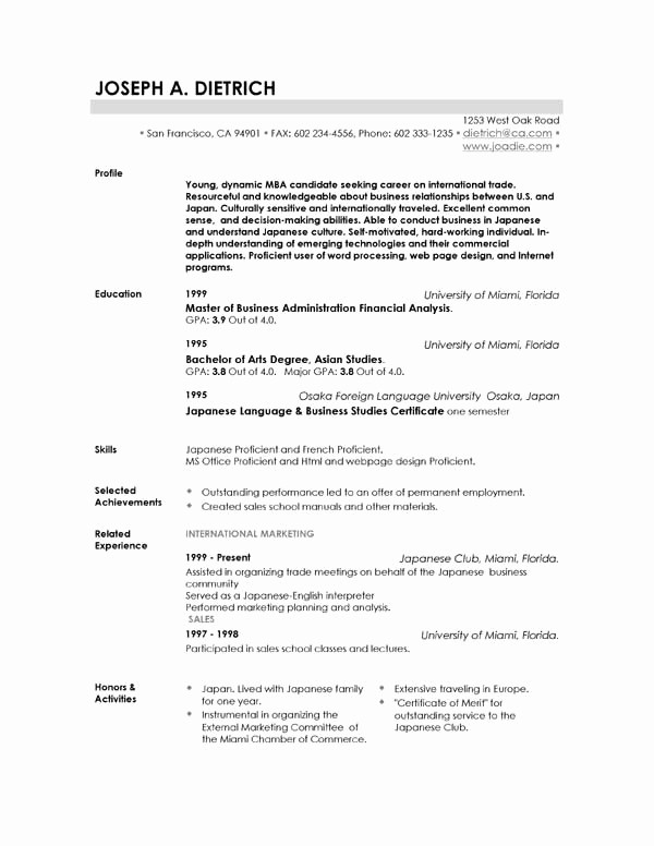 Free Resume Templates and Downloads Fresh 85 Free Resume Templates