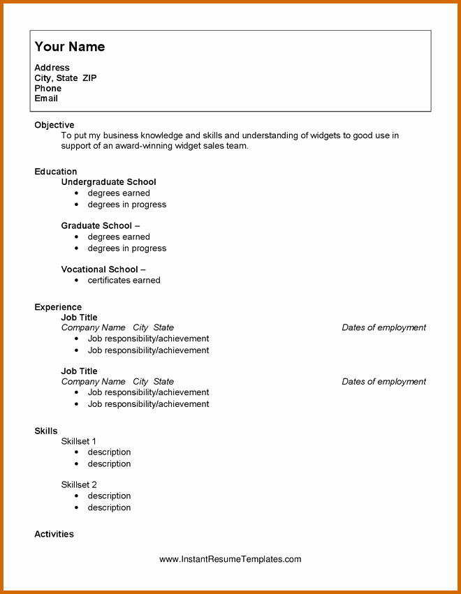 Free Resume Templates for Students New 8 How to Write Student Resume