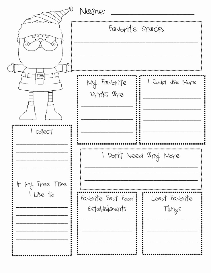 Free Secret Santa Flyer Templates Inspirational Printable Christmas List Template Invitation Template