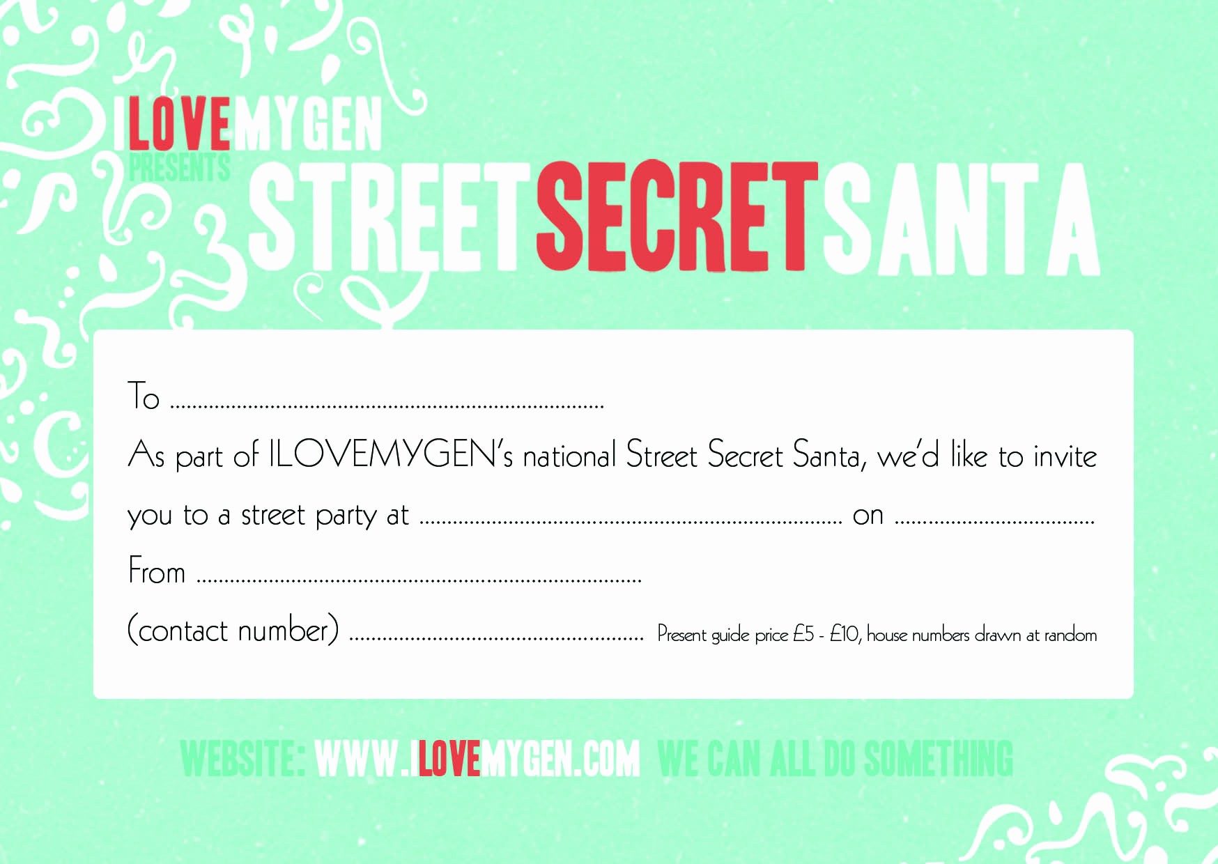Free Secret Santa Flyer Templates Inspirational Wish List Secret Santa