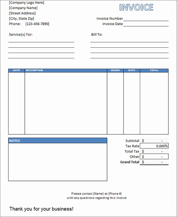 Free Service Invoice Template Download Awesome 34 Printable Service Invoice Templates