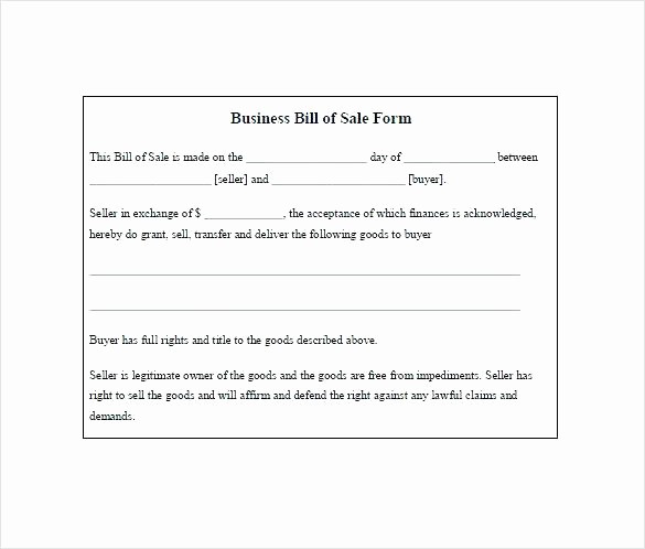 Free Simple Bill Of Sale Elegant Simple Bill Sale for Car Template Vehicle Free Sales