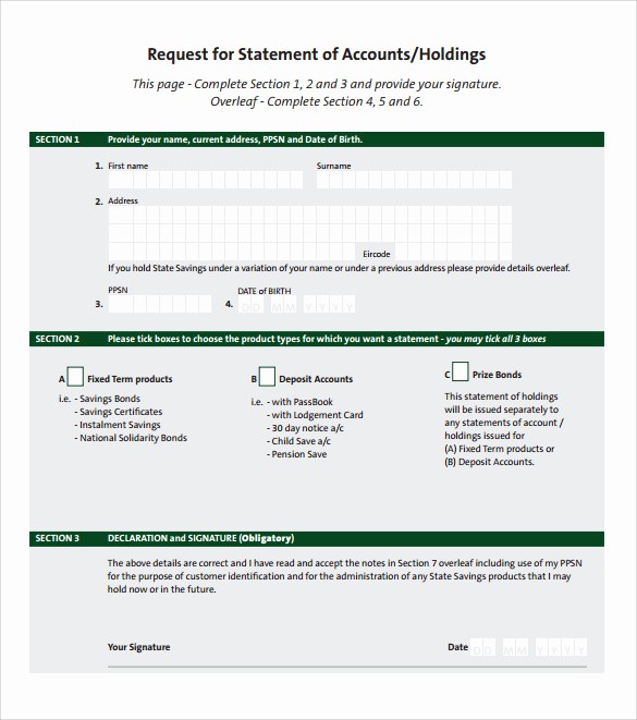 Free Statement Of Accounts Template Best Of 11 Statement Of Account Samples