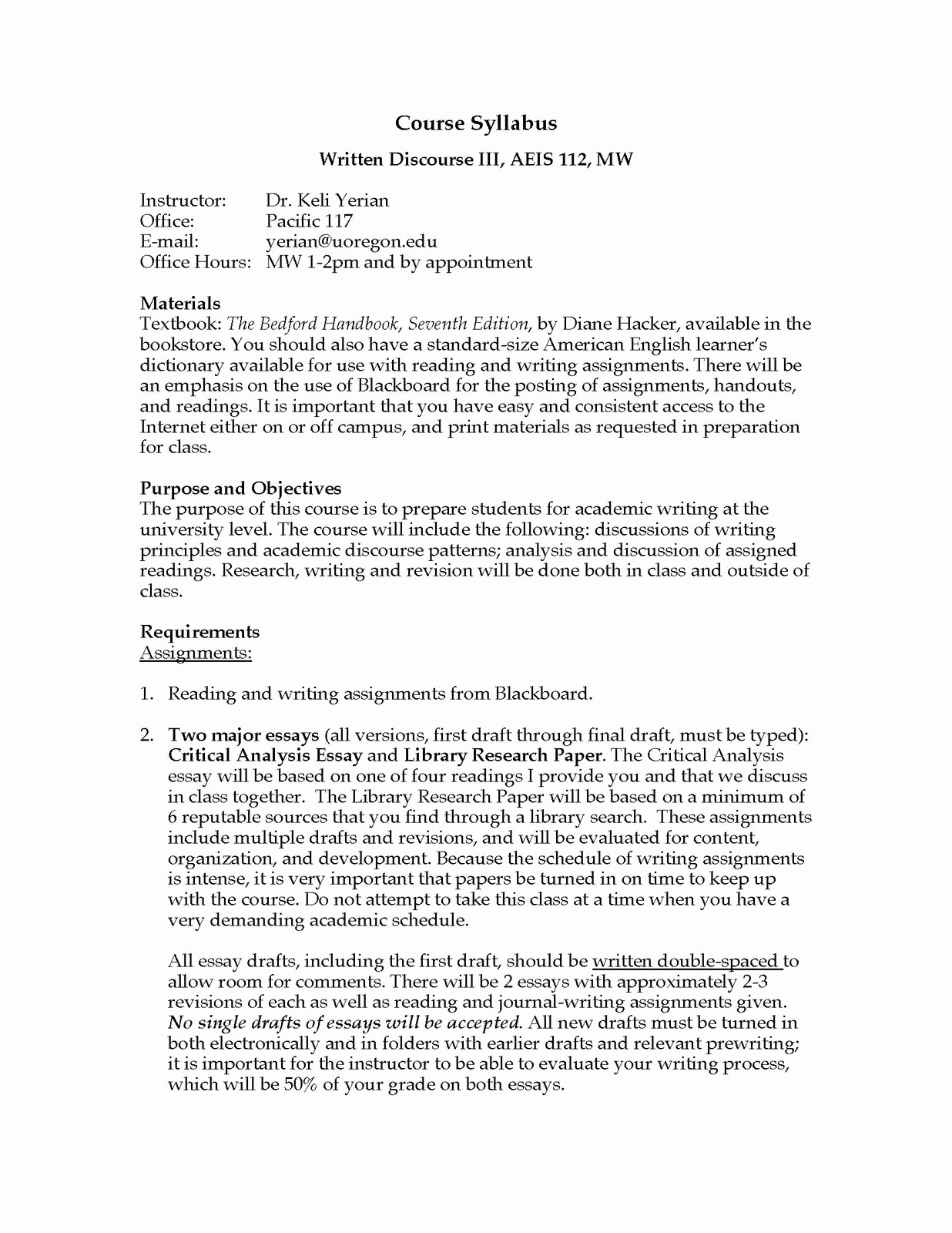 Free Syllabus Template for Teachers Inspirational Example High School Course Syllabus Designing A