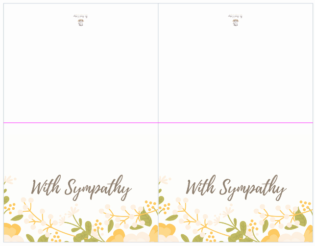 Free Sympathy Cards to Print Awesome A Bundle Of Joy &amp; some Heartbreaking News with Printable