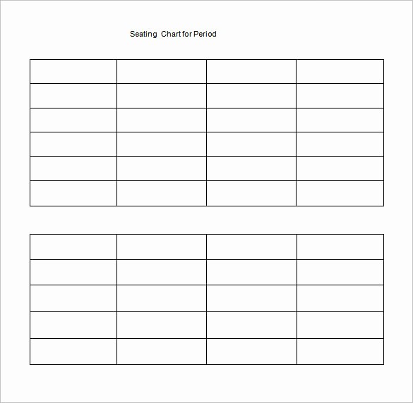 Free Table Seating Chart Template Unique Classroom Seating Chart Template – 10 Free Sample