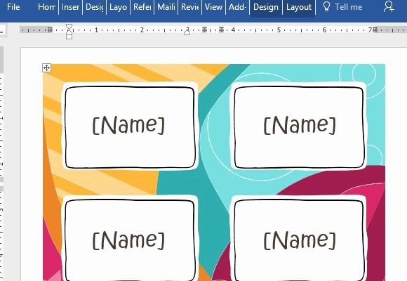 Free Tag Templates for Word Fresh Printable Name Badge Template for Word