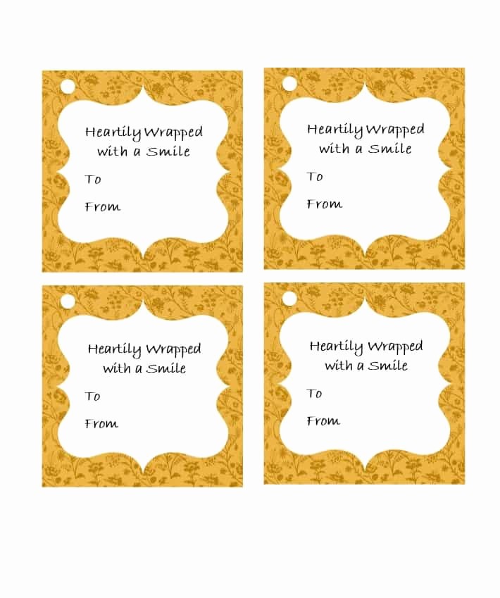 Free Tag Templates for Word Unique 44 Free Printable Gift Tag Templates Template Lab