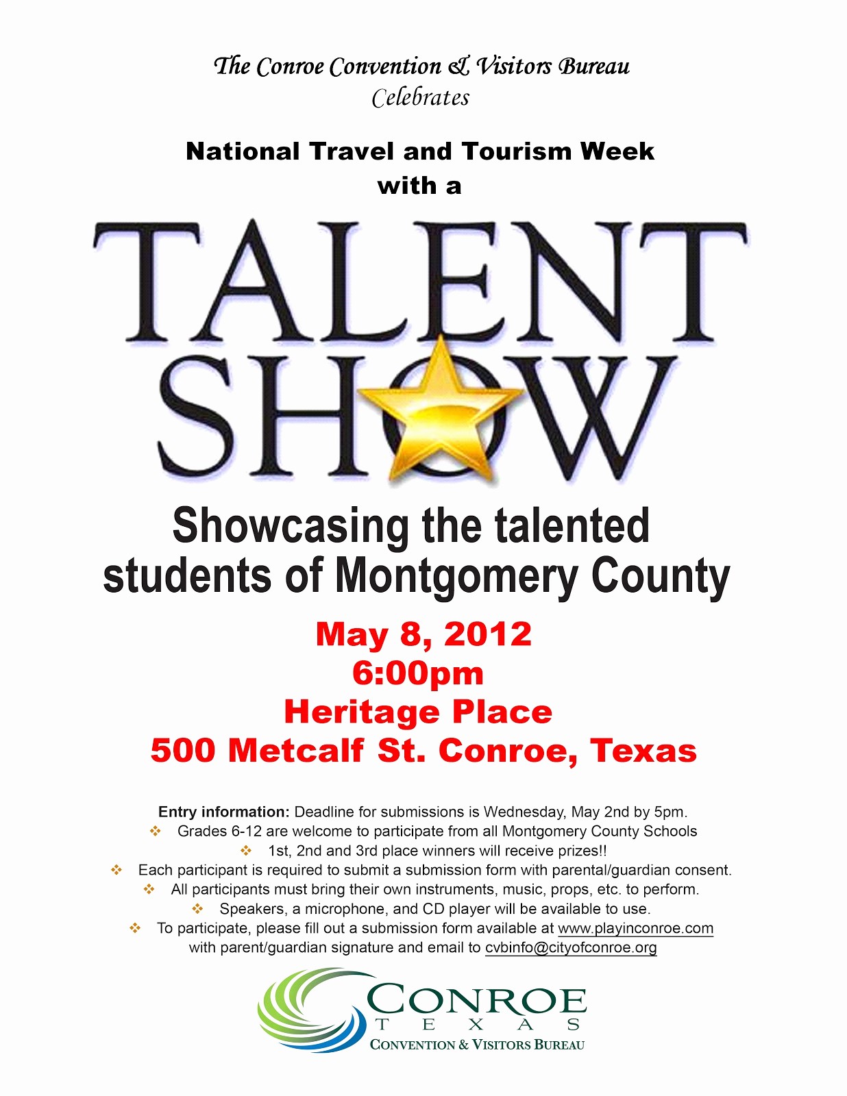 40 talent show flyer template word