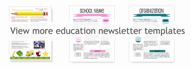 Free Teacher Newsletter Templates Word Fresh School Newsletter Templates Free Human