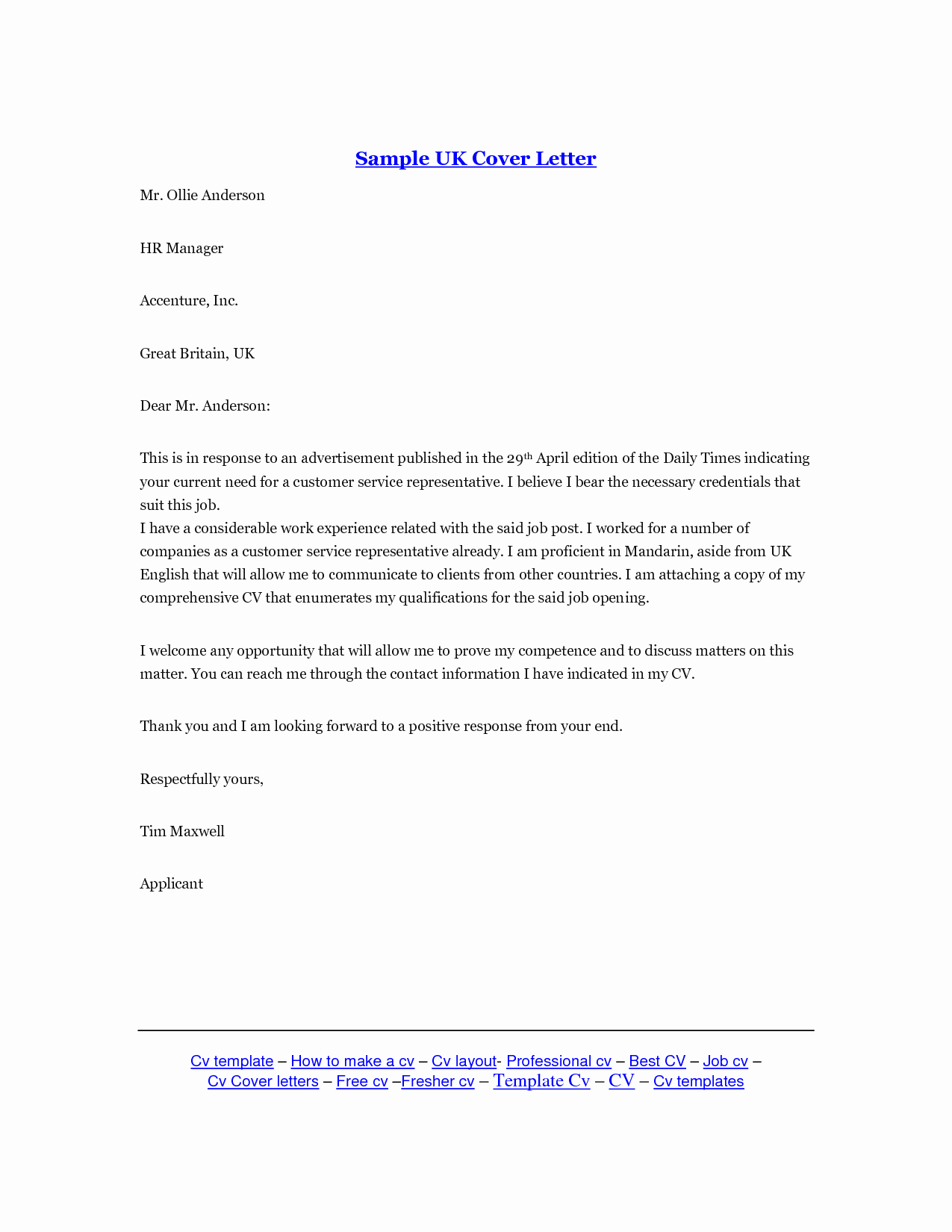 Free Templates for Cover Letters Unique Letter Template Uk