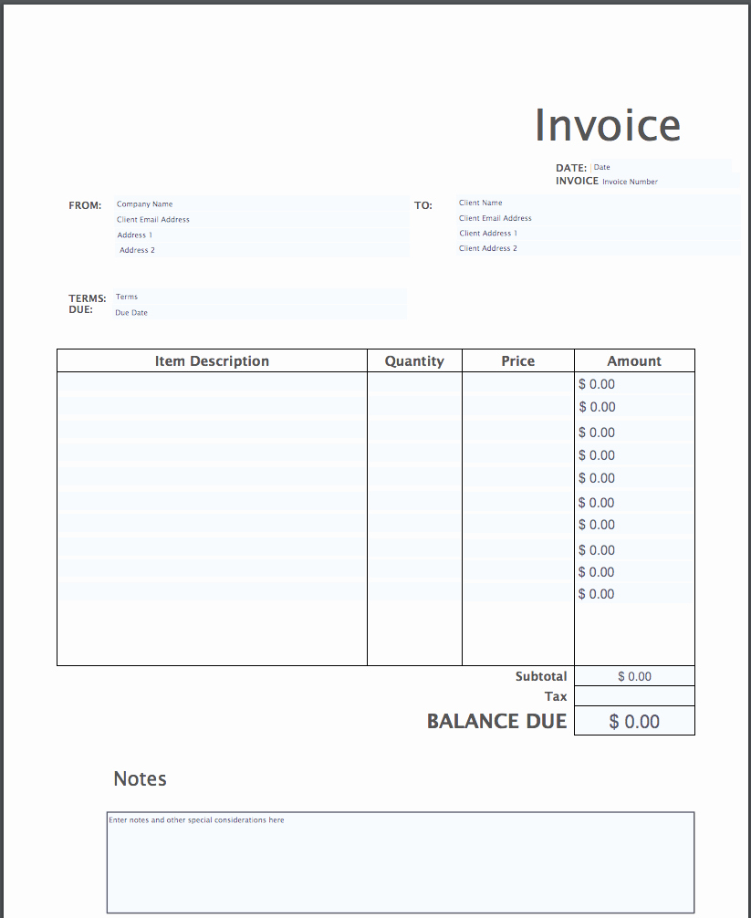 Free Templates for Invoices Printable Unique Invoice Template Pdf Loveworldusa