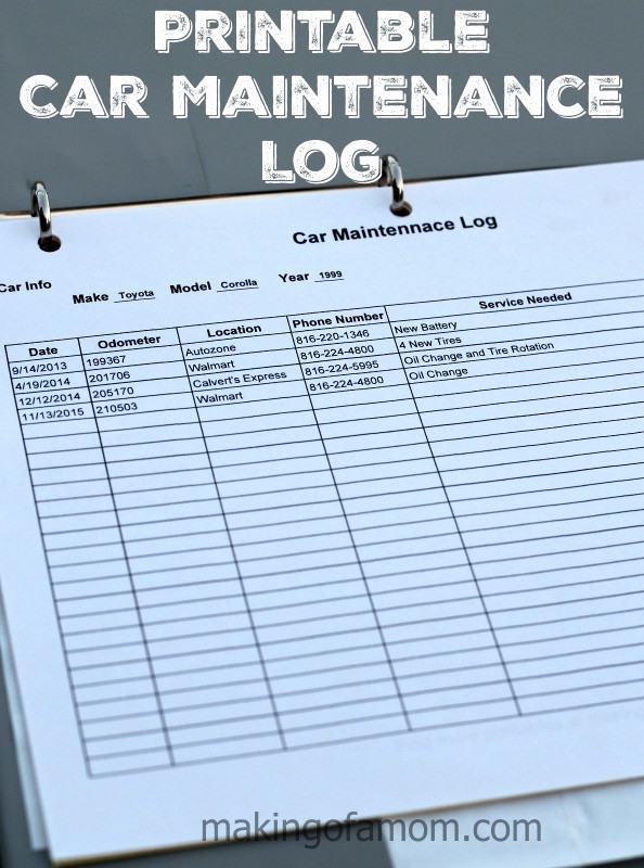 Free Vehicle Maintenance Log Pdf Best Of Diy Car Maintenance Car Maintenance Log