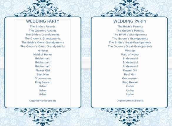 Free Wedding Templates Microsoft Word Lovely Free Wedding Program Template Downloads Word Invitation