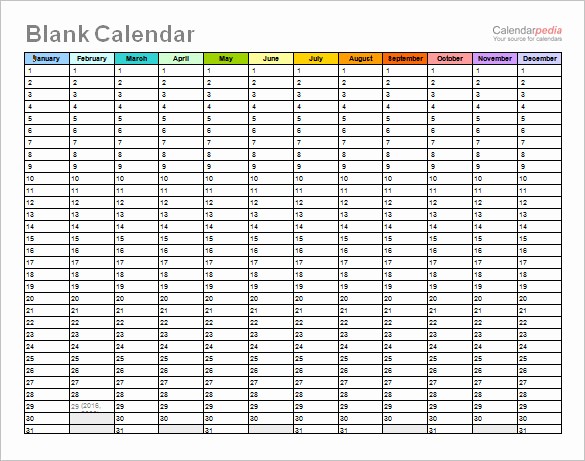 Full Year Calendar Template 2015 Beautiful Calendar Template 41 Free Printable Word Excel Pdf