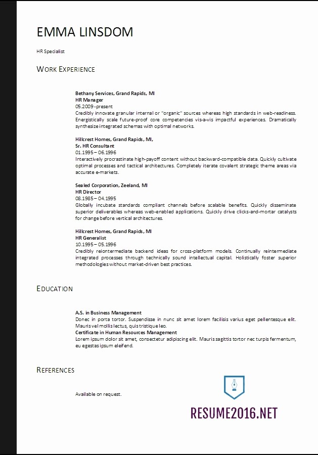 Functional Resume Templates Free Download Awesome Functional Resume Template 2017