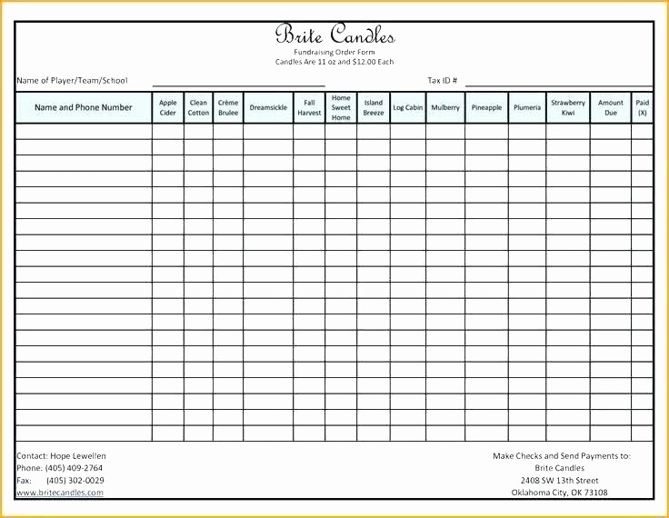Fundraiser order form Template Excel Beautiful Free Fundraiser order form Template Word Sample for Shirt