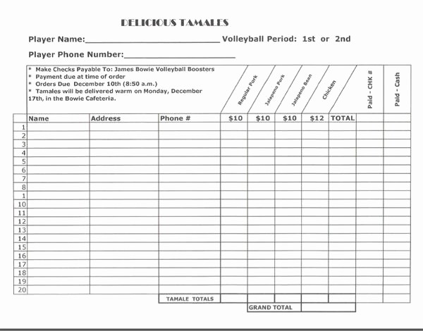Fundraiser order form Template Excel Inspirational Pin Line order form On Pinterest In Ing Search Terms