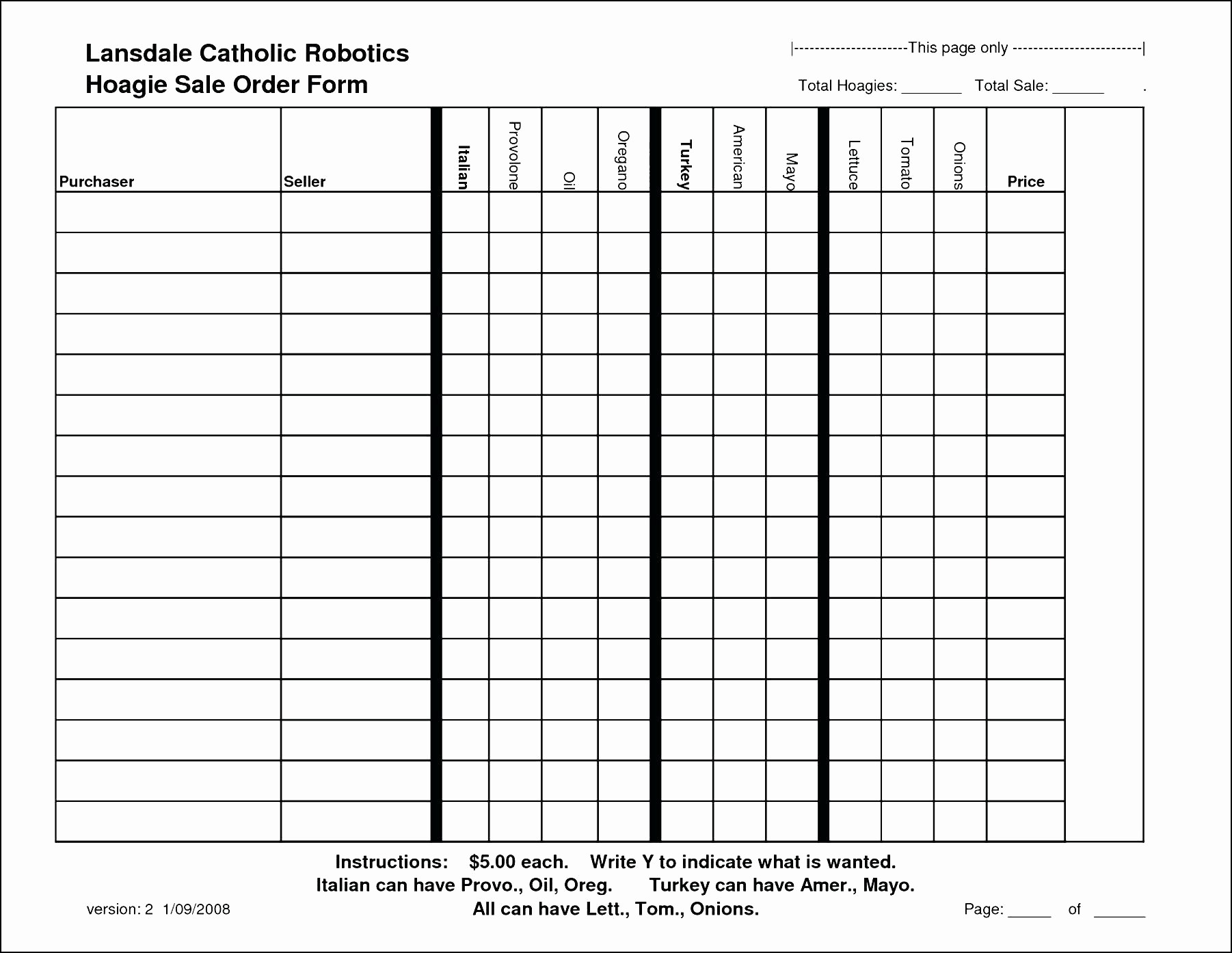 Fundraiser order form Template Excel Inspirational Template Work order form Template Excel