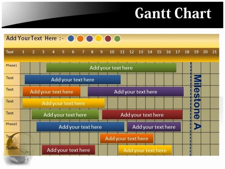 Gantt Chart Powerpoint Template Free Beautiful Gantt Chart Ppt Template Free Driverlayer
