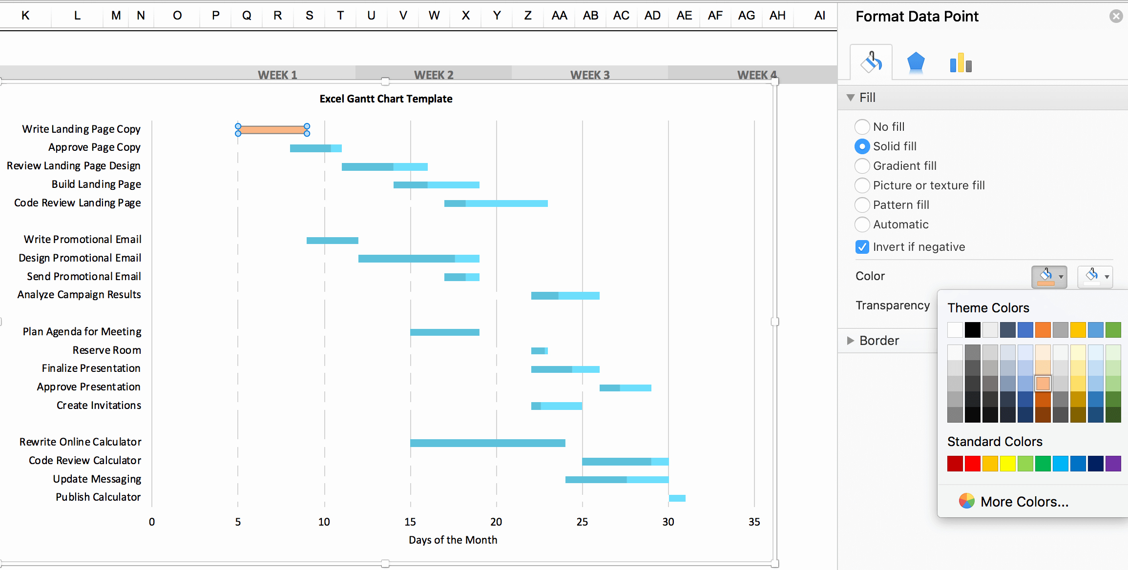 Gantt Chart Template for Excel Elegant Free Gantt Chart Excel Template Download now