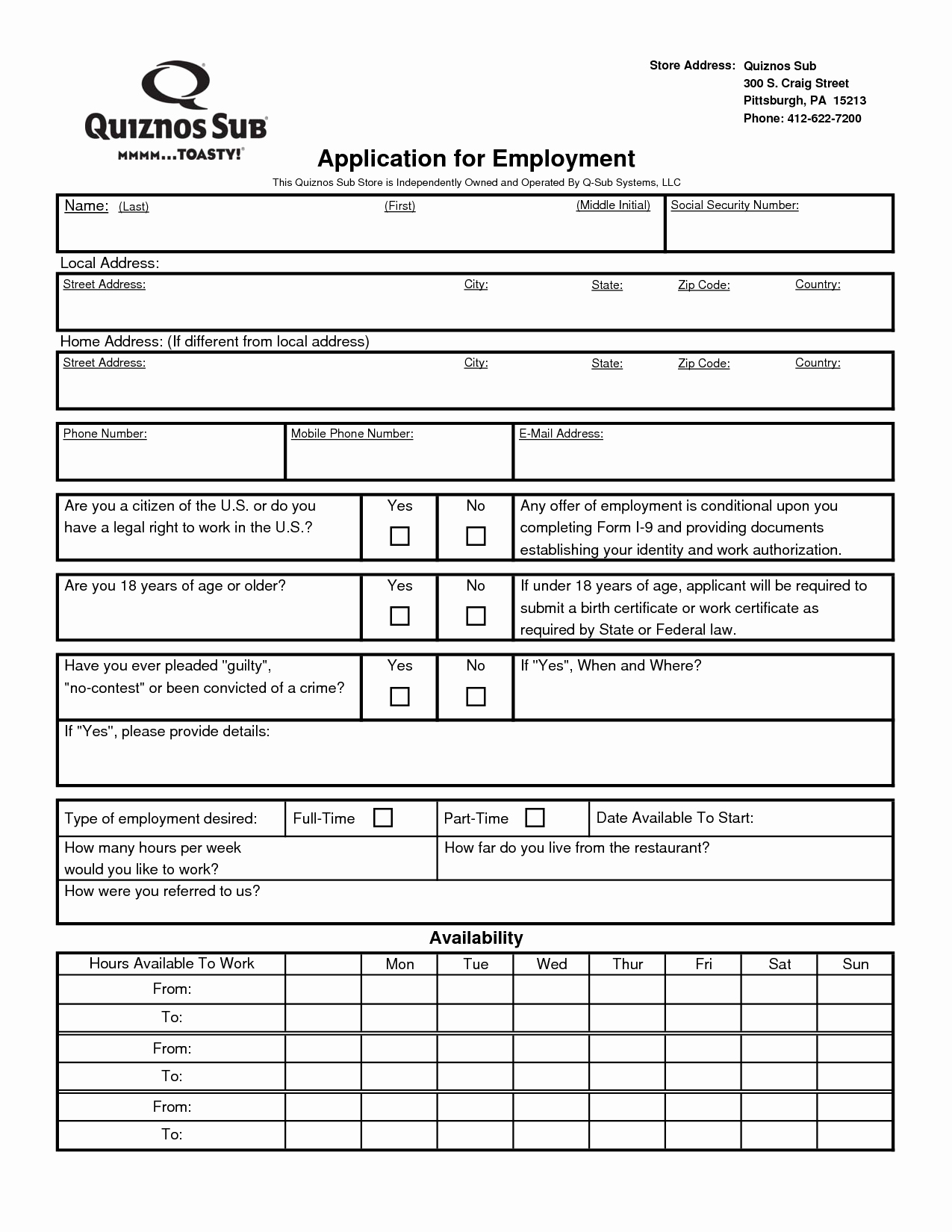 General Application for Employment Printable Lovely Best S Of Employment General Template Job Application
