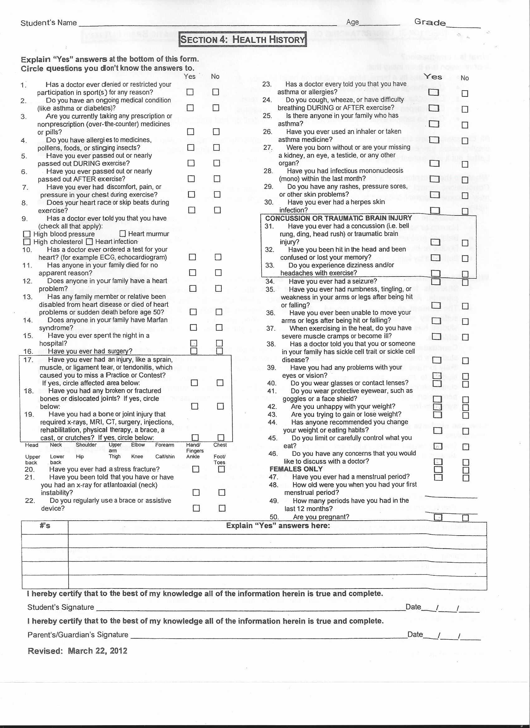 General Physical form for Employment Inspirational General Physical Exam form Bing Images
