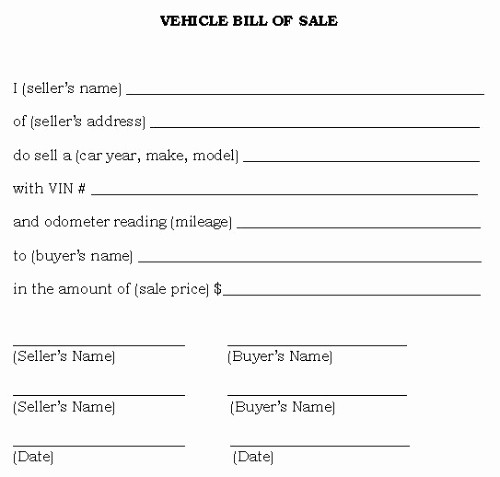 Generic Automotive Bill Of Sale Beautiful Bill Sale Alabama
