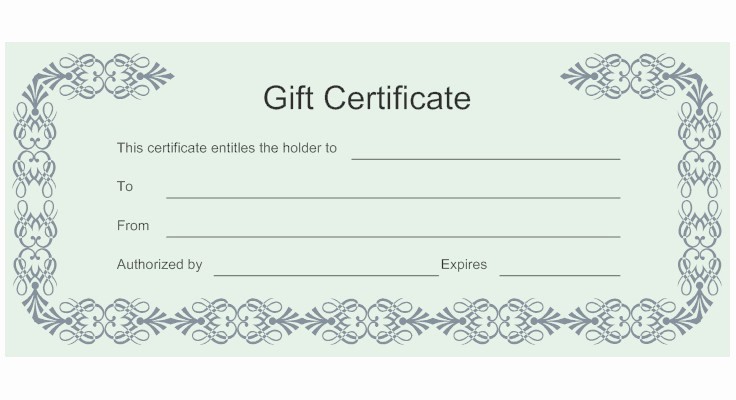 Generic Gift Certificate Template Free Unique 18 Gift Certificate Templates Excel Pdf formats
