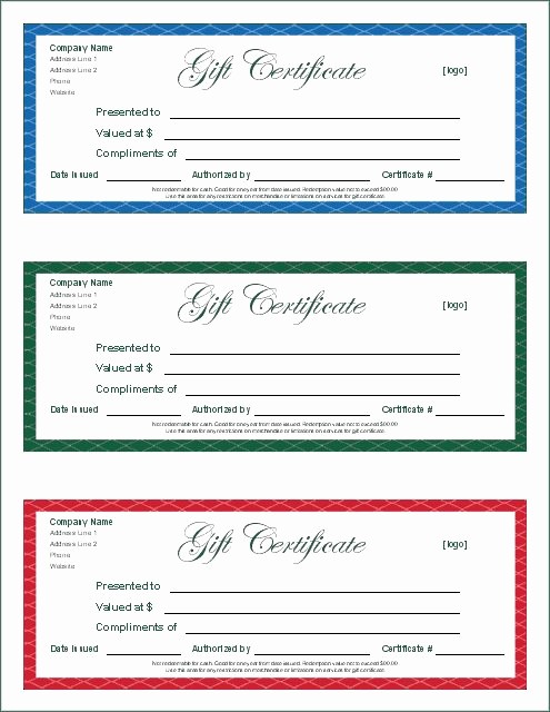 Generic Gift Certificates Print Free Best Of Gift Certificate Template Google Docs