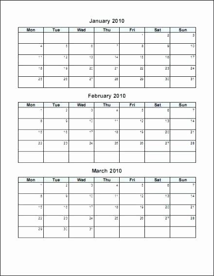 Generic Monthly Calendar Template Word New Calendar Template Fice Templates with Regard to Word