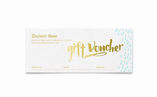 Gift Card Template Free Download Luxury Free Gift Certificate Templates