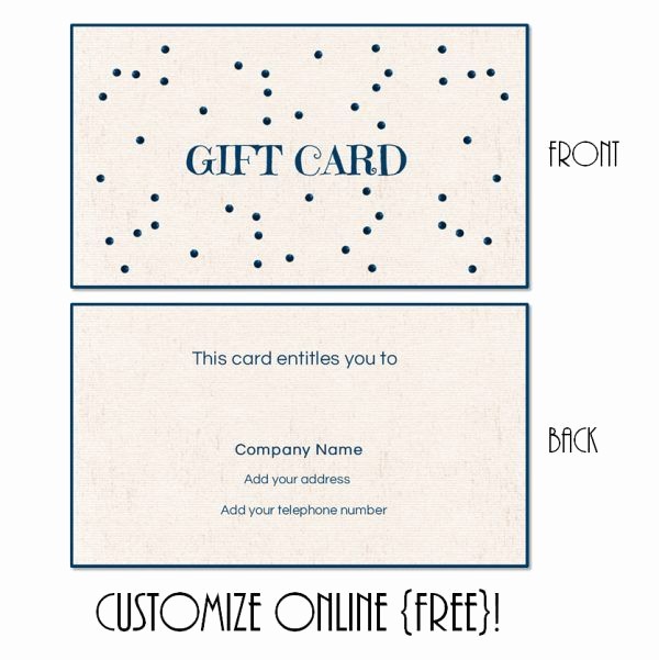 Gift Card Templates Free Printable New Free Printable T Card Templates that Can Be Customized