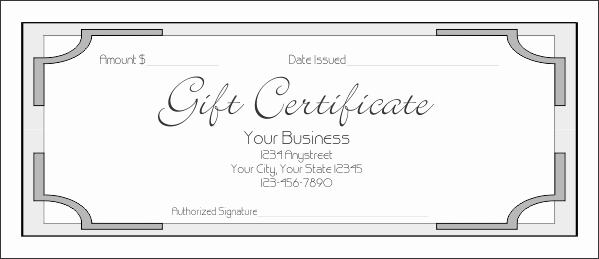 Gift Certificate Samples Free Templates Unique T Certificate Template