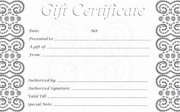 Gift Certificate Template for Mac Elegant Download Gift Certificate Template for Free Tidytemplates