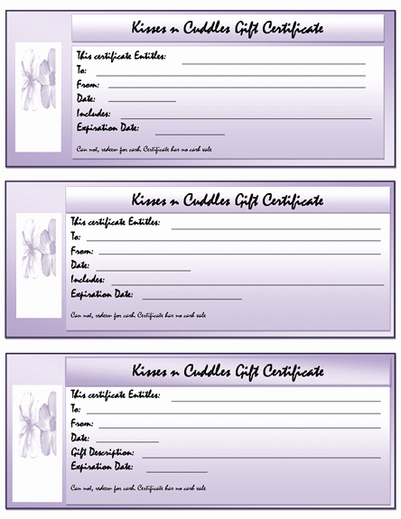 Gift Certificate Template Microsoft Word Best Of Free Gift Certificate Templates – Microsoft Word Templates