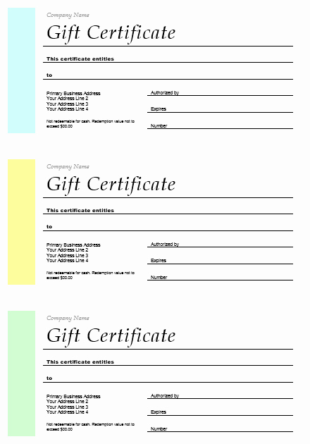 Gift Certificate Template Microsoft Word Unique 11 Free Gift Certificate Templates – Microsoft Word Templates
