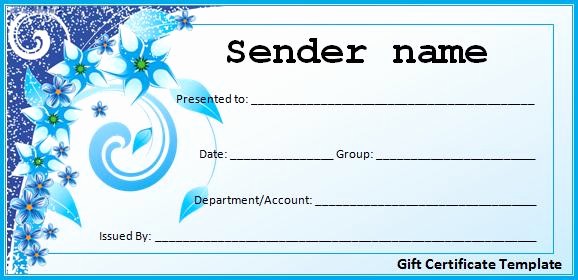 Gift Certificate Template Microsoft Word Unique Christmas Gift Certificate Template