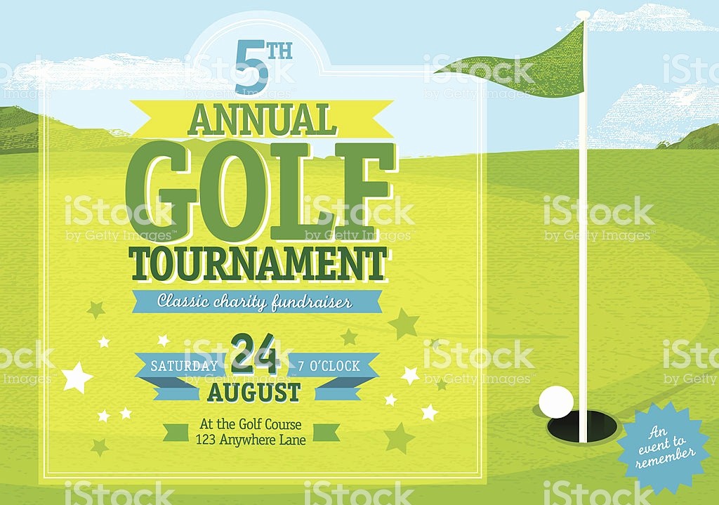 Golf tournament Invitation Template Free New Horizontal Golf tournament Invitation Design Template