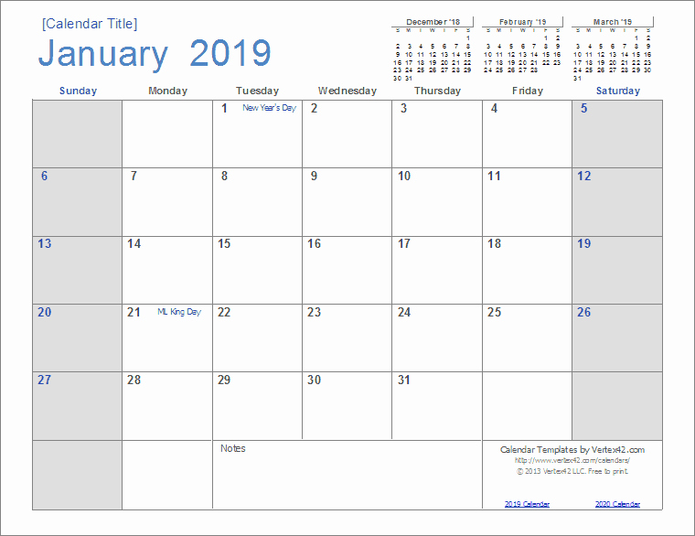 Google Sheets Calendar Template 2019 Awesome 2019 Calendar Templates and