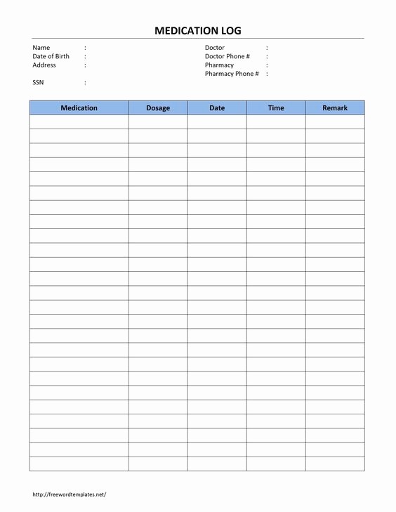 Google to Do List Template Awesome Medication List Template Free Google Search