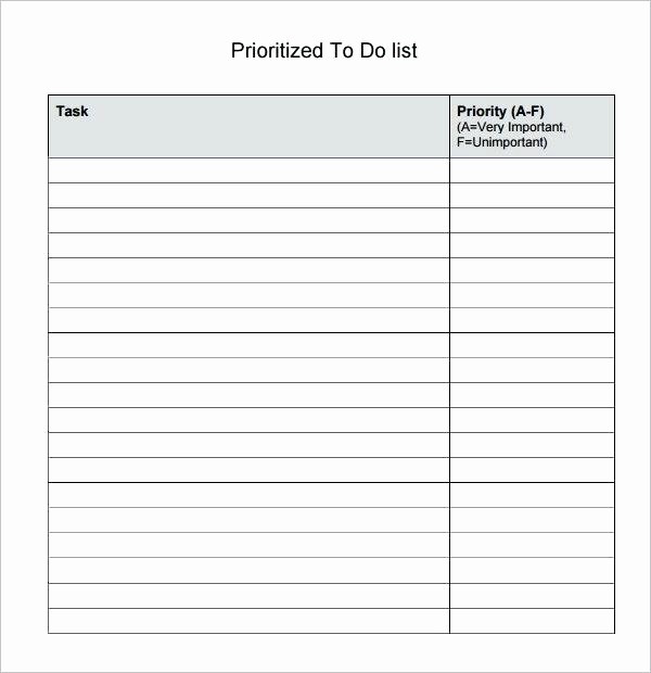 Google to Do List Template Best Of What to Do List Template – Echotrailers